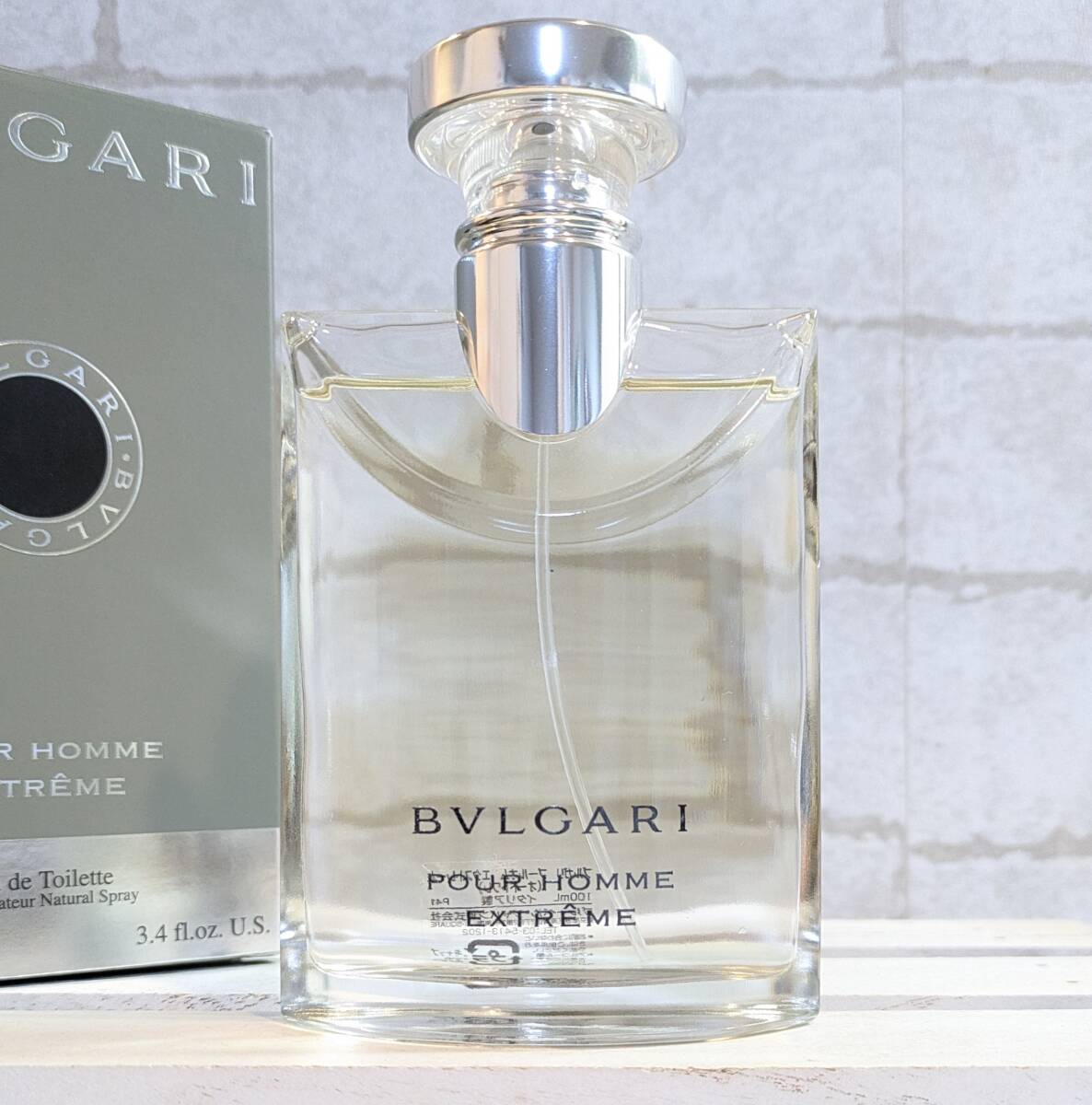 日本語表記 100ml ほぼ満量 ブルガリ プールオム エクストレーム オードトワレ_画像1