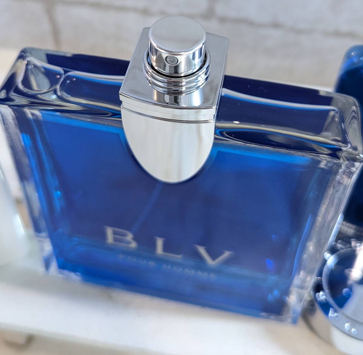 日本語表記 100ml 未使用品 ブルガリ ブルー プールオム オードトワレ シャワージェル アフターシェーブ_画像2