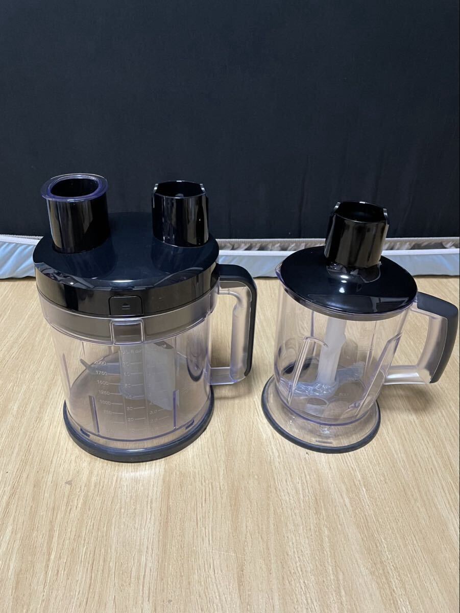 展示未使用品　ブラウン　マルチクイック9　フードプロセッサー 2台　セット　MQ9195XLS MQ9145XS_画像6