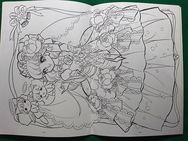 ショウワのぬりえ おひめさま　あいかわ敬■昭和 レトロ ショウワノート 当時物 デッドストック■A-3_画像6