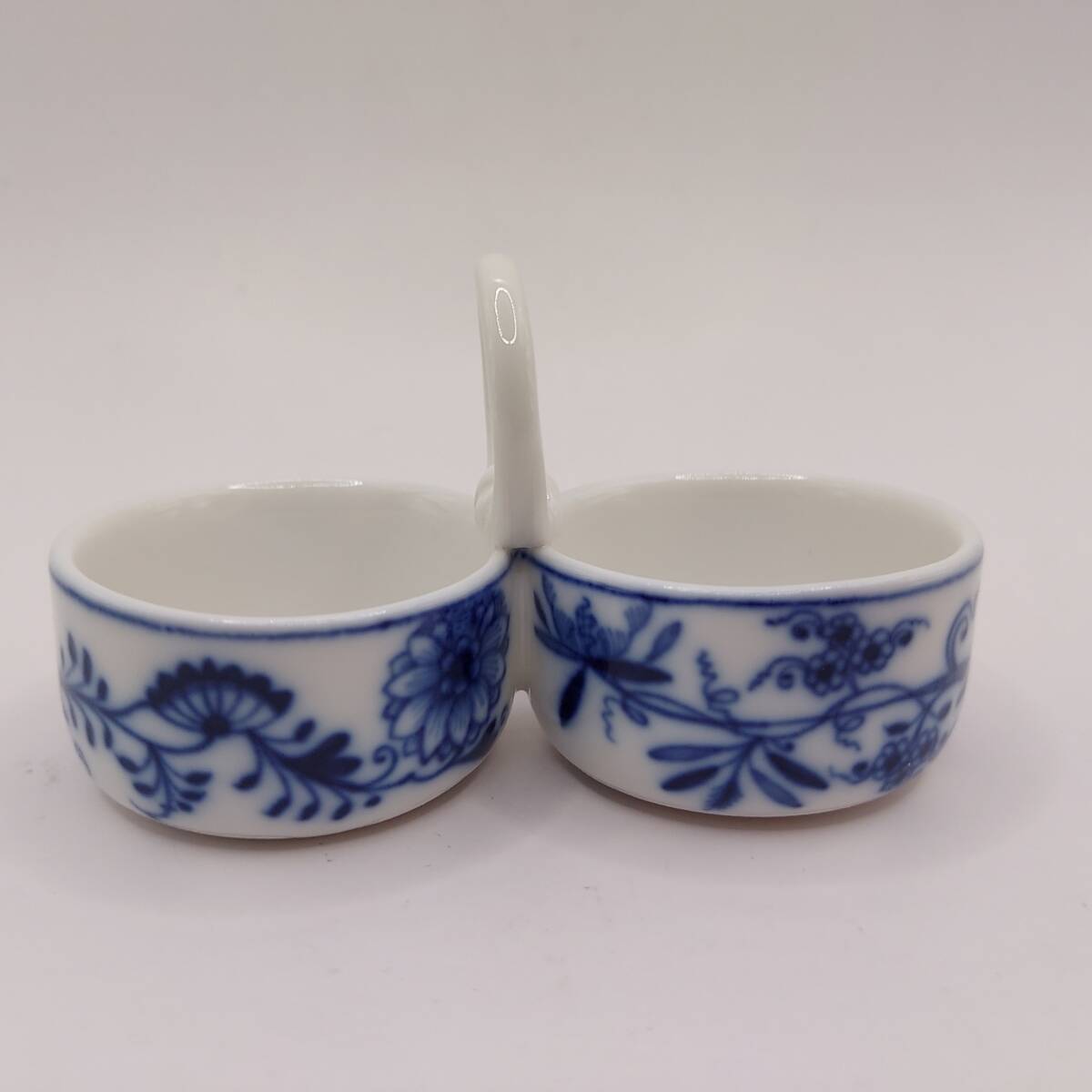 [ прекрасный товар ]1000 иен ~Meissen Meissen голубой oni on соль погреб (10892)