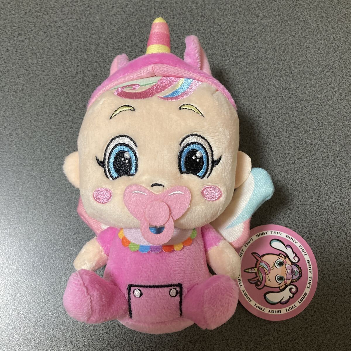 美品 タグ付き ベビタピ ぬいぐるみ しなこ ベビタピちゃん_画像1