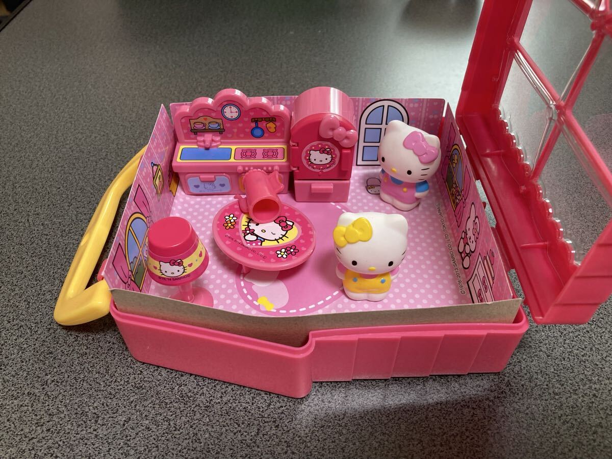 ハローキティ ドールハウス 2点セット サンリオ ソフビ_画像2