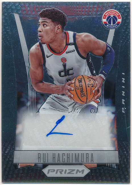 *...NBA 2021-22 Panini Prizm Flashback Signature Auto автограф автограф авто Rui Hachimura