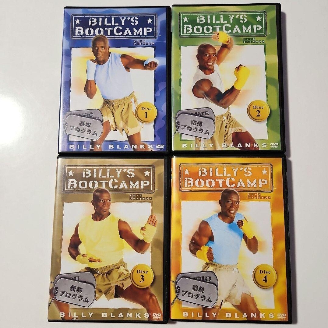 4 шт. комплект DVD BILLY'S BOOTCAMPbi Lee zb-to кемпинг магазин Japan диета 