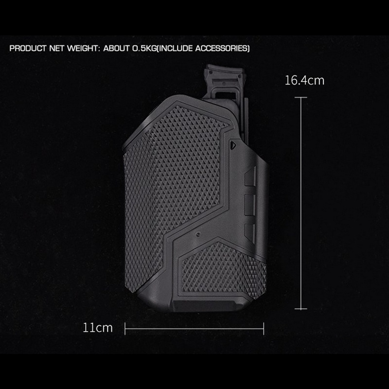 【ポイント10倍】WOSPORT BHタイプ マルチフィットホルスター X300 BK_画像9