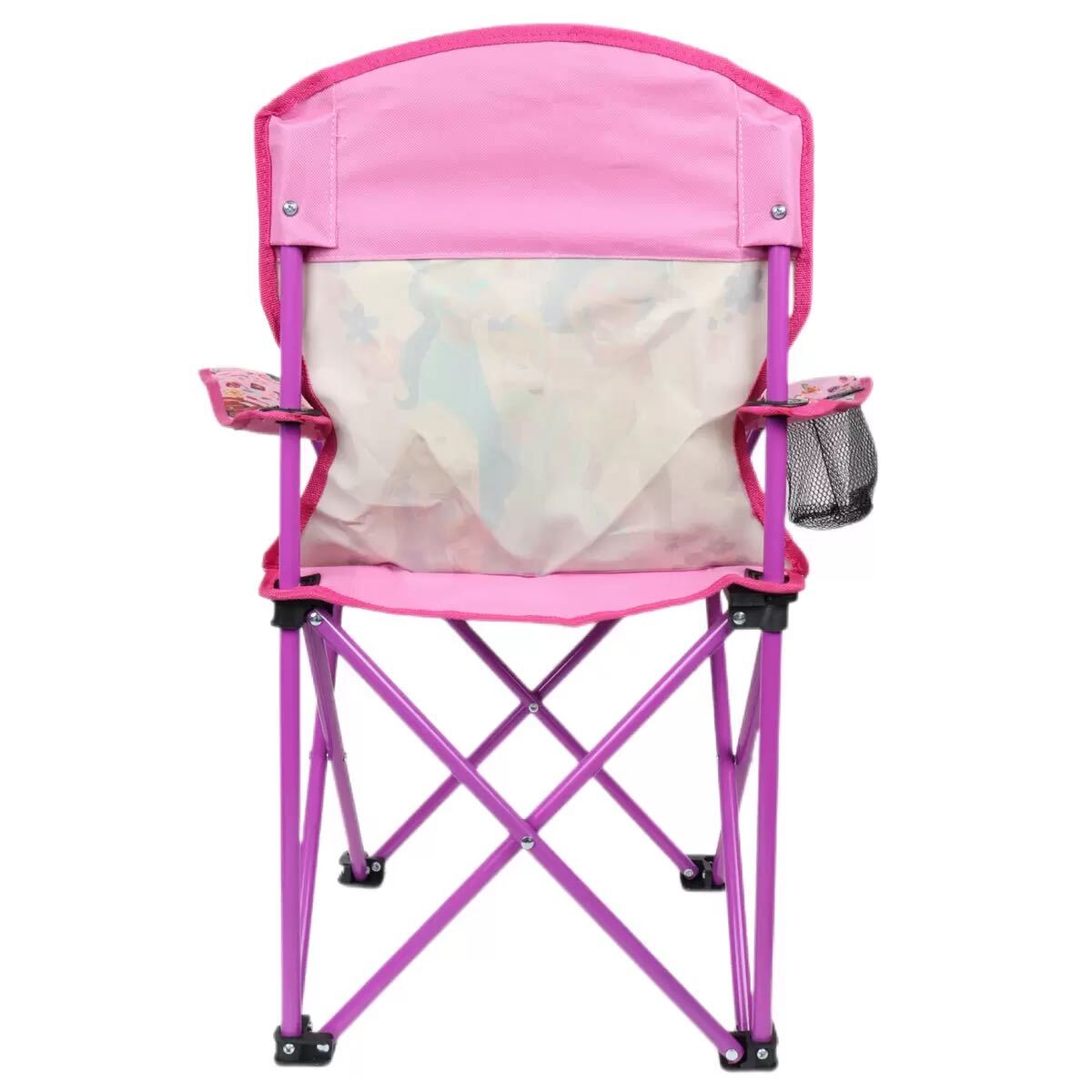 訳あり　新品キャラクター キッズ用　ポータブルチェアー(折りたたみ式イス)　キャンプチェア/子供用/キャンピング/ディズニー　プリンセス_画像4