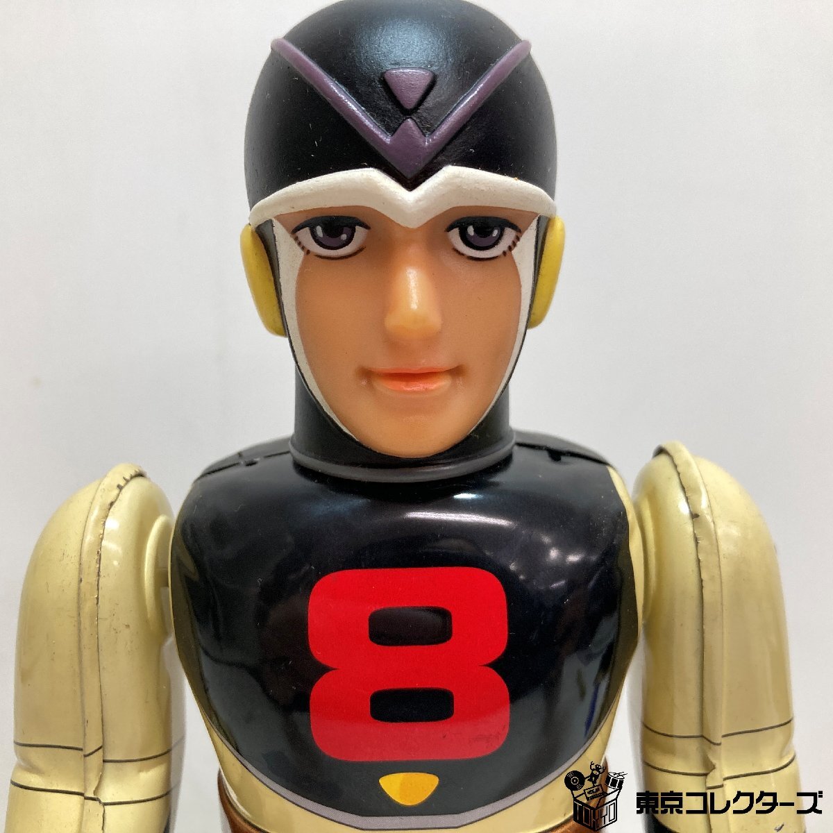 【ブリキ】ビリケン商会 8マン エイトマン ゼンマイ歩行《 箱無し / 動作確認済み》 K.Hirai J.Kuwata 1997 高さ約22cm 日本製●_画像2