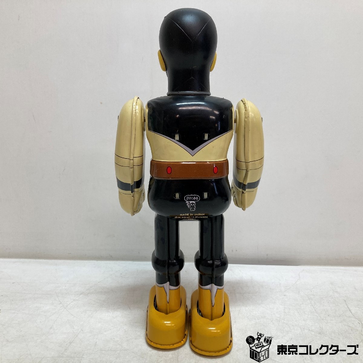 【ブリキ】ビリケン商会 8マン エイトマン ゼンマイ歩行《 箱無し / 動作確認済み》 K.Hirai J.Kuwata 1997 高さ約22cm 日本製●_画像5