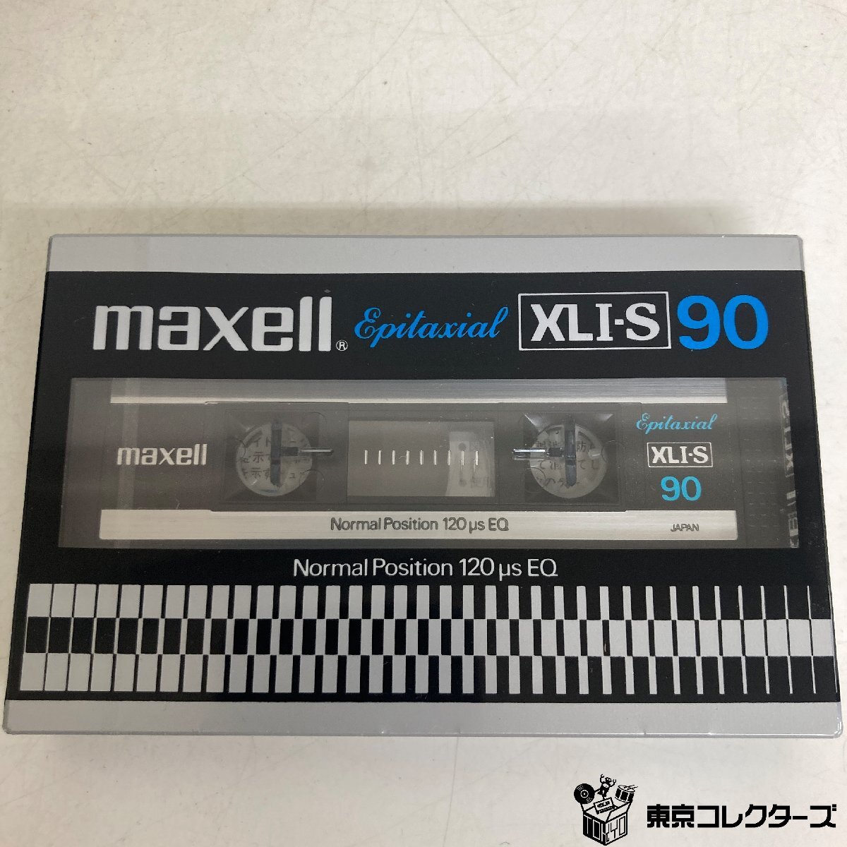 [ нераспечатанный совместно 10шт.@]mak cell кассетная лента XLI-S 90 обычный poji John { в коробке / трещина есть }Normal Position 120μs сырой лента *