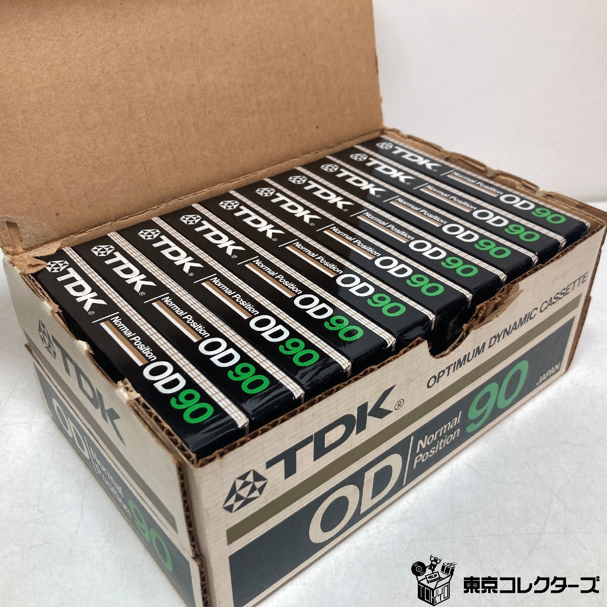 [ нераспечатанный совместно 10шт.@]TDK кассетная лента OD90 обычный poji John { в коробке }Normal Position TYPEⅠ EQ:120μs сырой лента *