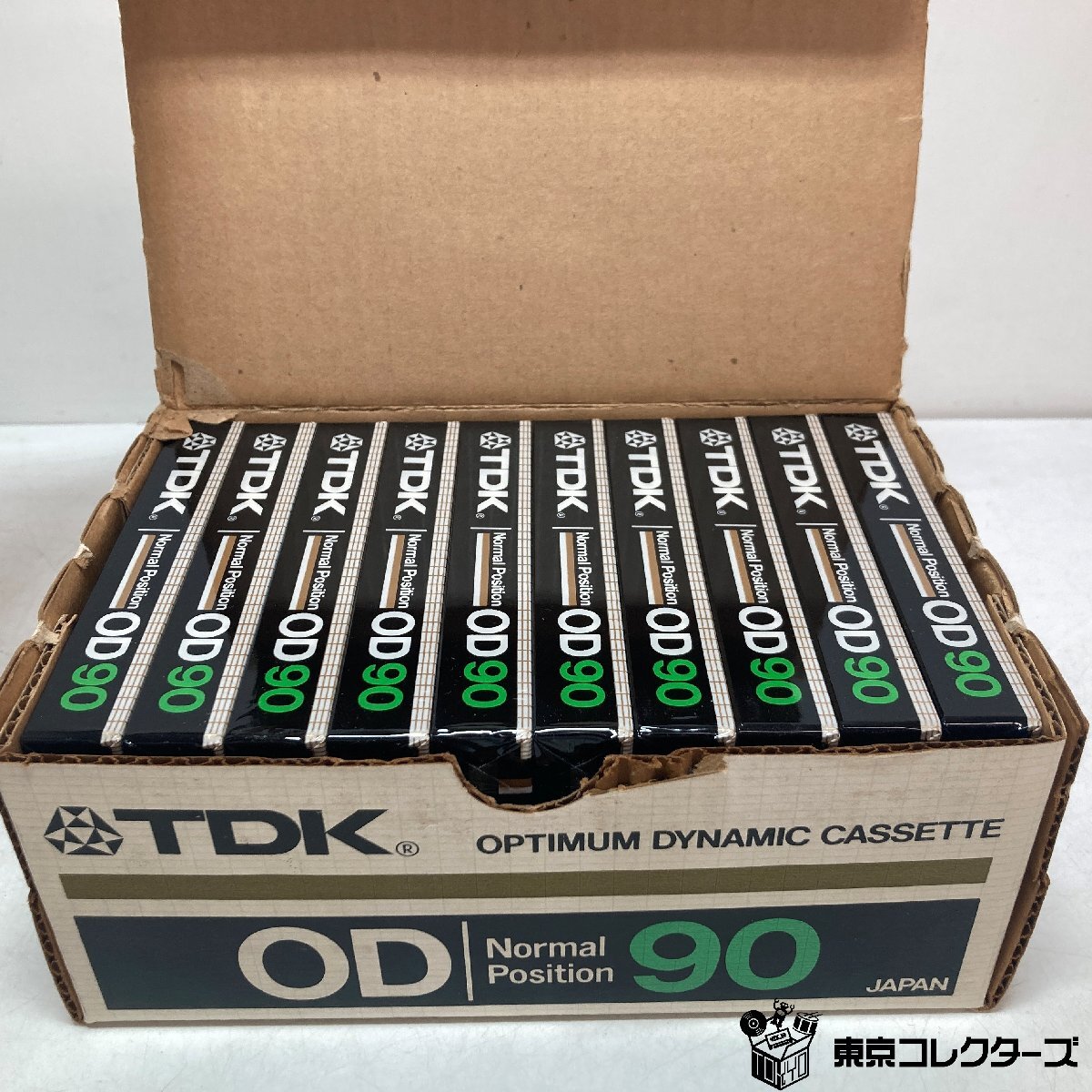 [ нераспечатанный совместно 10шт.@]TDK кассетная лента OD90 обычный poji John { в коробке }Normal Position TYPEⅠ EQ:120μs сырой лента *