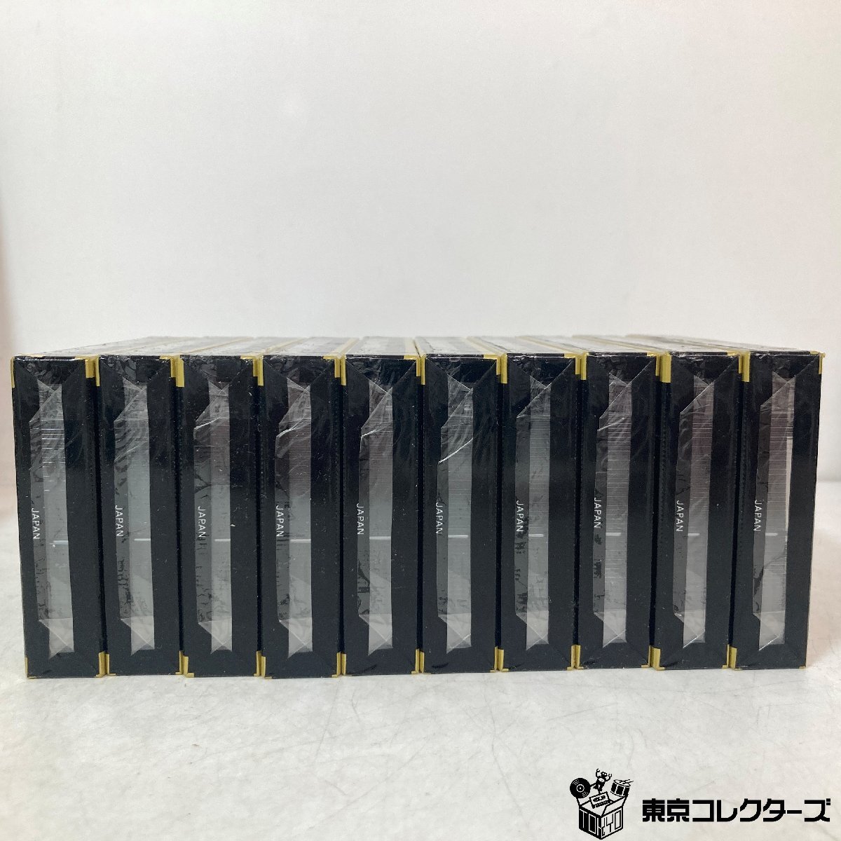 [ нераспечатанный совместно 10шт.@]mak cell кассетная лента XLⅡ-S 90 Hi Posi John { в коробке / трещина есть }High Position EQ:70μs сырой лента maxell*