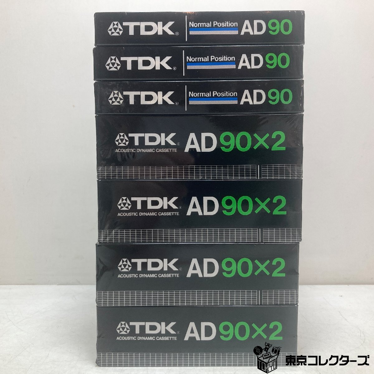 [ нераспечатанный совместно 1 1 шт. ]TDK кассетная лента AD90 обычный poji John Normal Position TYPEⅠ EQ:120μs 2pack×4set+3шт.@ сырой лента *