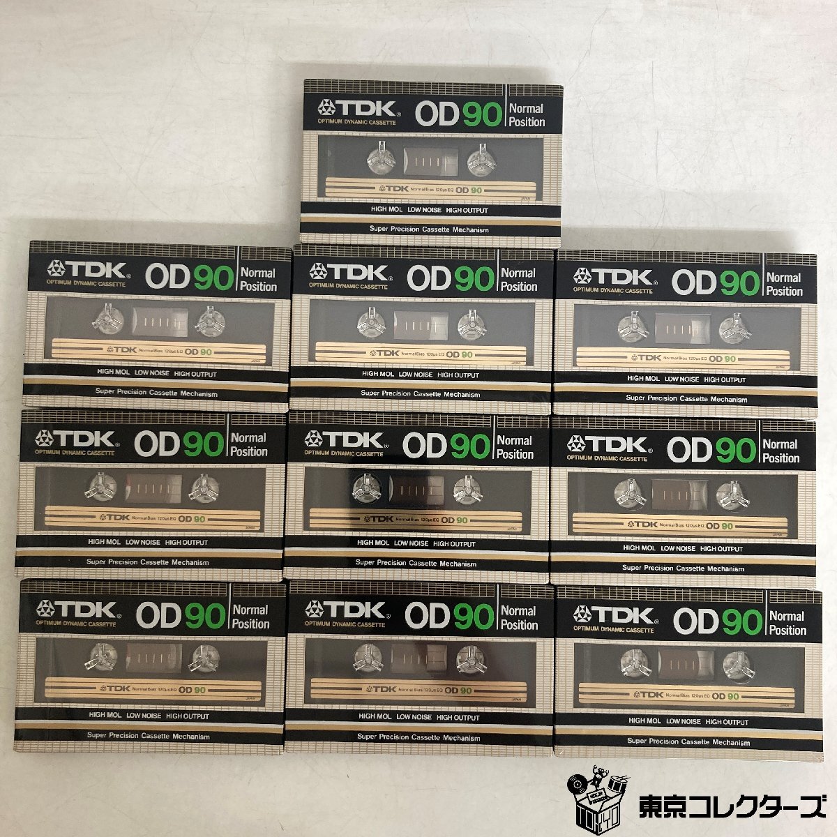 [ нераспечатанный совместно 10шт.@]TDK кассетная лента OD90 обычный poji John { в коробке }Normal Position TYPEⅠ EQ:120μs сырой лента *