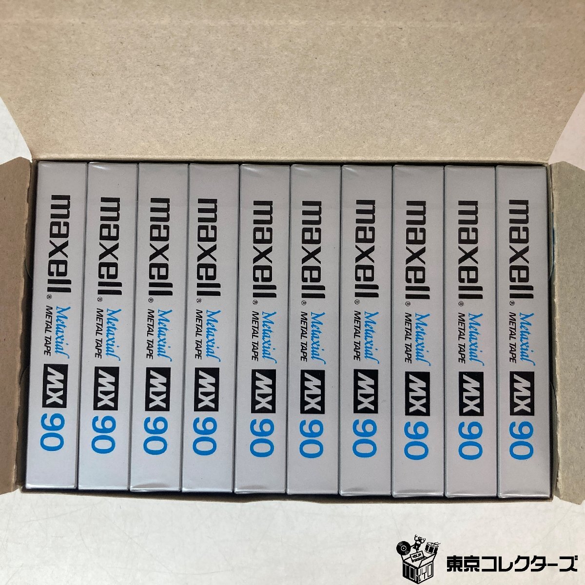 [ нераспечатанный совместно 10шт.@]mak cell кассетная лента MX90 metal poji John { в коробке }Metal Position EQ:70μs сырой лента maxell*