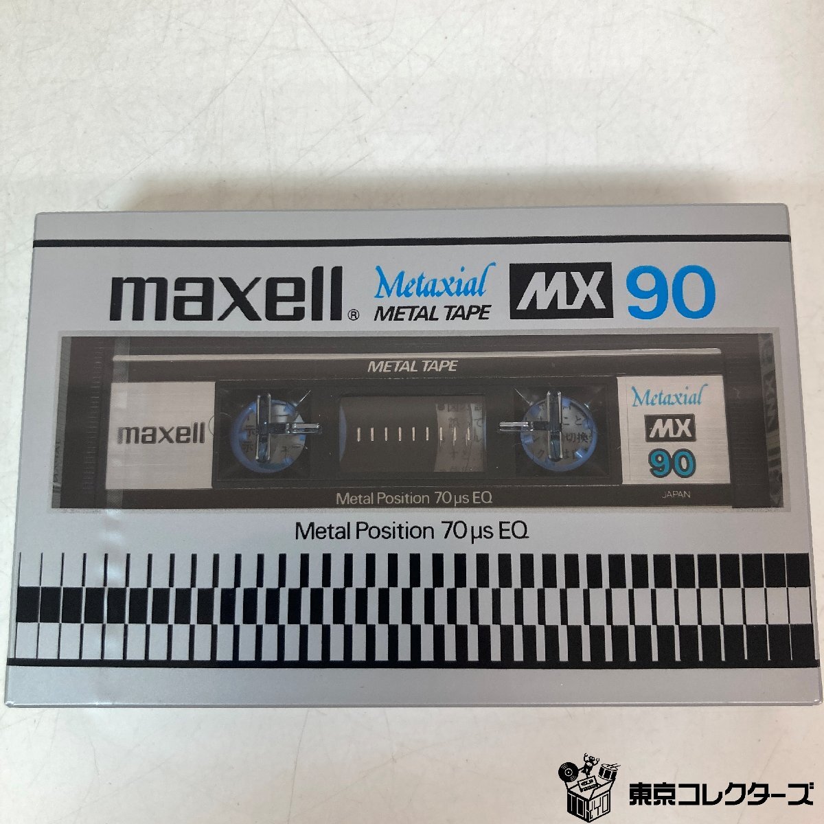 [ нераспечатанный совместно 10шт.@]mak cell кассетная лента MX90 metal poji John { в коробке }Metal Position EQ:70μs сырой лента maxell*