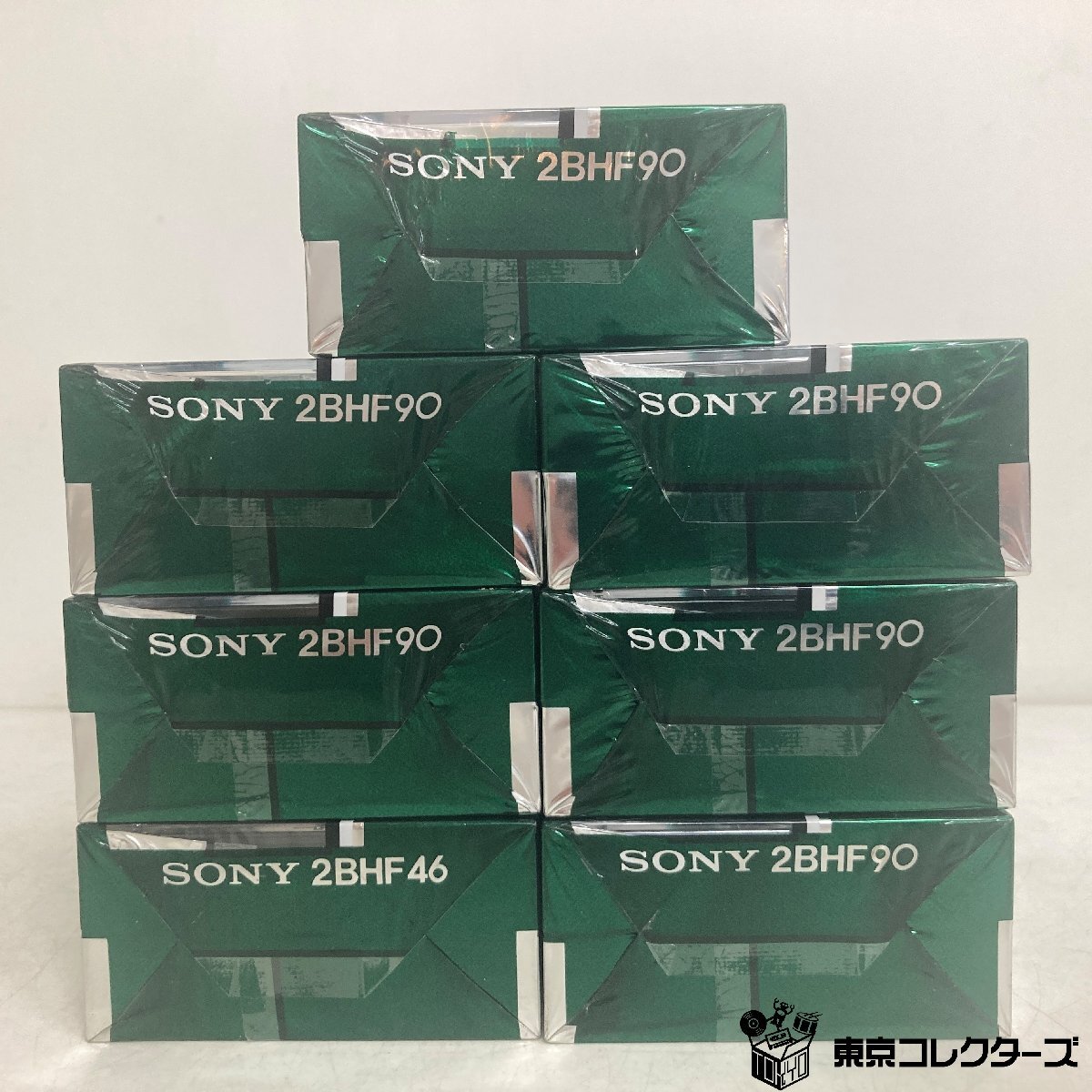 [ нераспечатанный совместно 14шт.@] Sony кассетная лента BHF90 обычный poji John Normal Position TYPEⅠ EQ:120μs 2pack×7set сырой лента SONY*