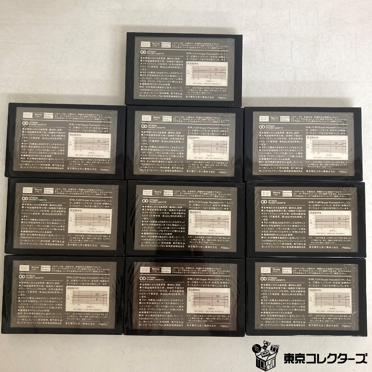 [ нераспечатанный совместно 10шт.@]TDK кассетная лента OD90 обычный poji John { в коробке }Normal Position TYPEⅠ EQ:120μs сырой лента *