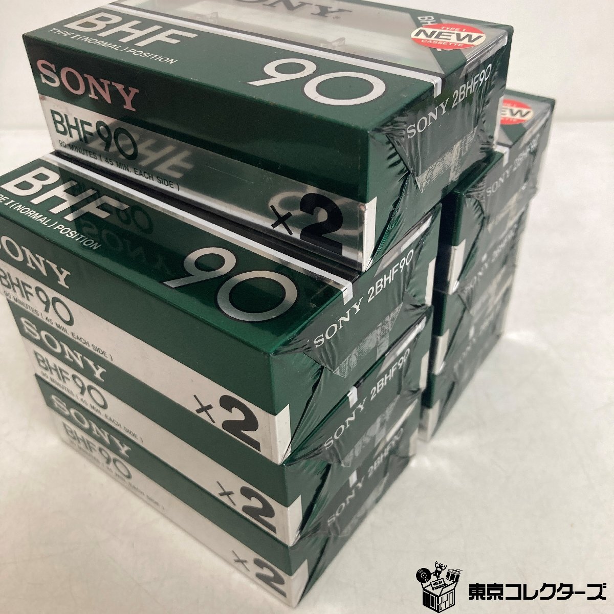 [ нераспечатанный совместно 14шт.@] Sony кассетная лента BHF90 обычный poji John Normal Position TYPEⅠ EQ:120μs 2pack×7set сырой лента SONY*