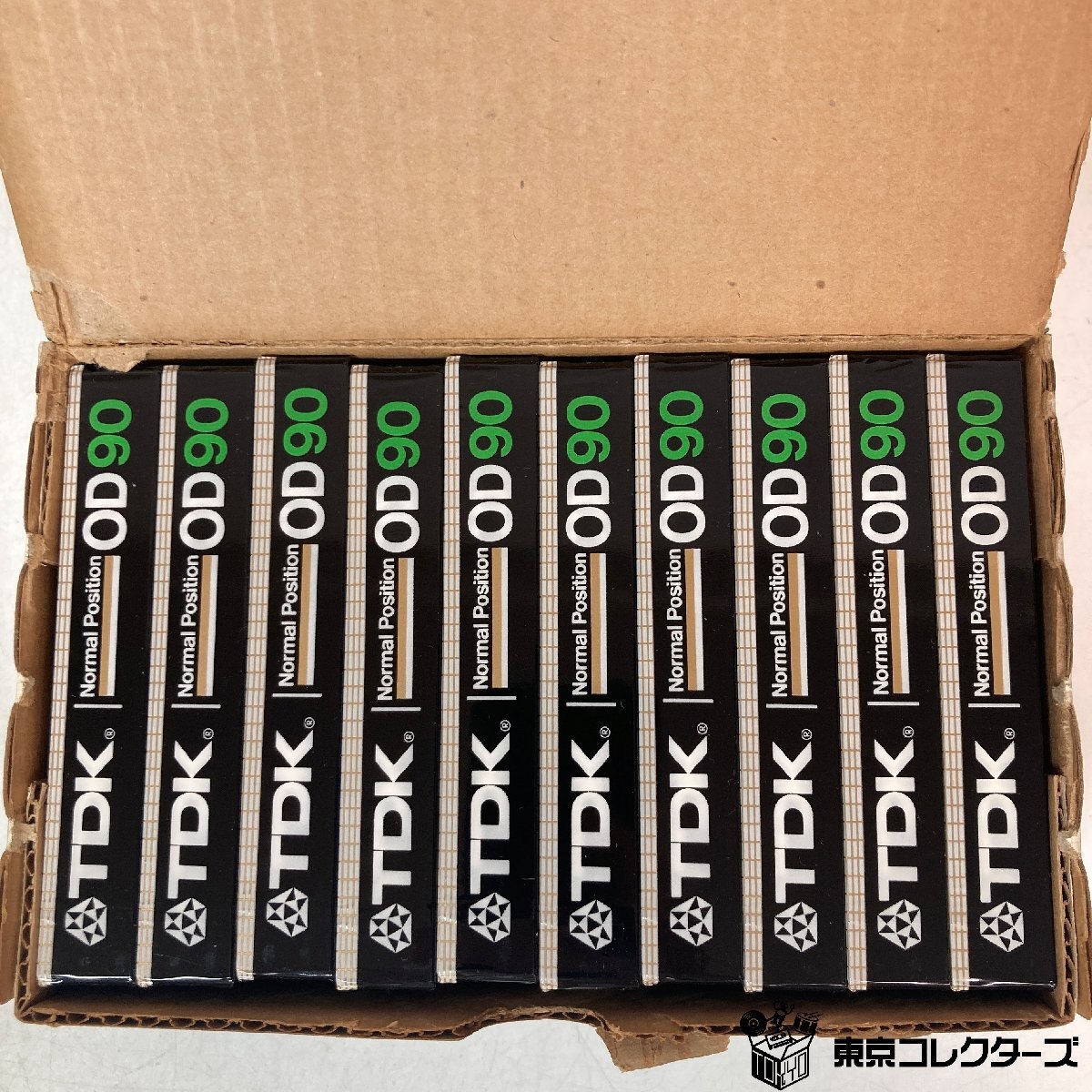 [ нераспечатанный совместно 10шт.@]TDK кассетная лента OD90 обычный poji John { в коробке }Normal Position TYPEⅠ EQ:120μs сырой лента *