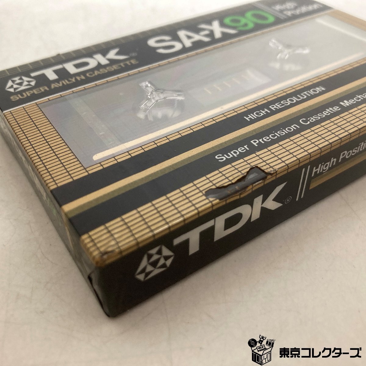 [ нераспечатанный совместно 4шт.@]TDK кассетная лента SA-X90 Hi Posi John High Position TYPEⅡ EQ:70μs сырой лента * shrink трещина есть *