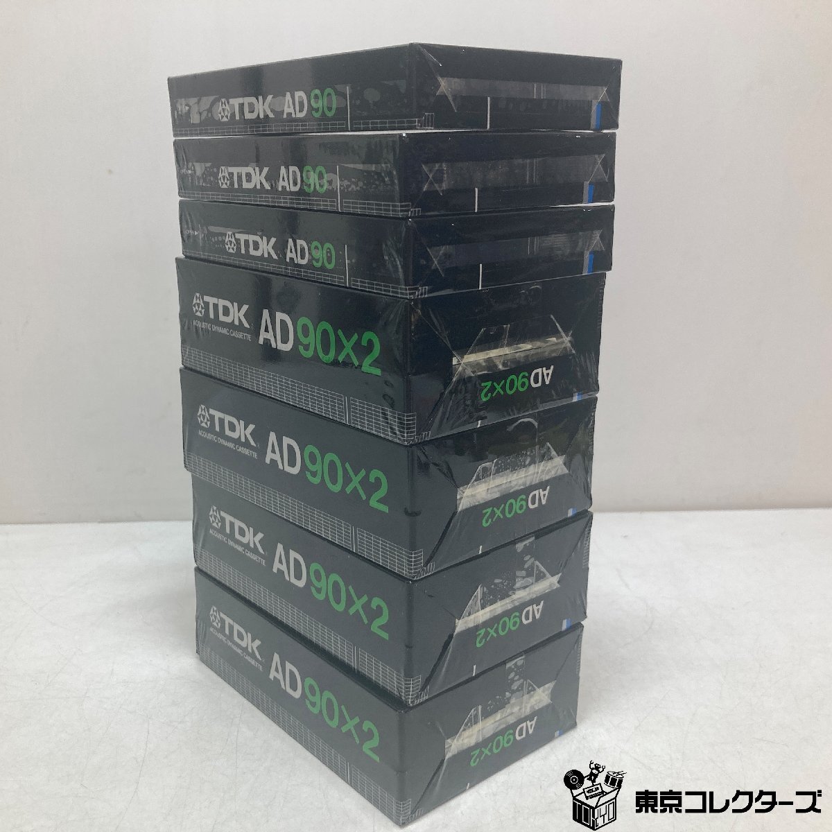 [ нераспечатанный совместно 1 1 шт. ]TDK кассетная лента AD90 обычный poji John Normal Position TYPEⅠ EQ:120μs 2pack×4set+3шт.@ сырой лента *