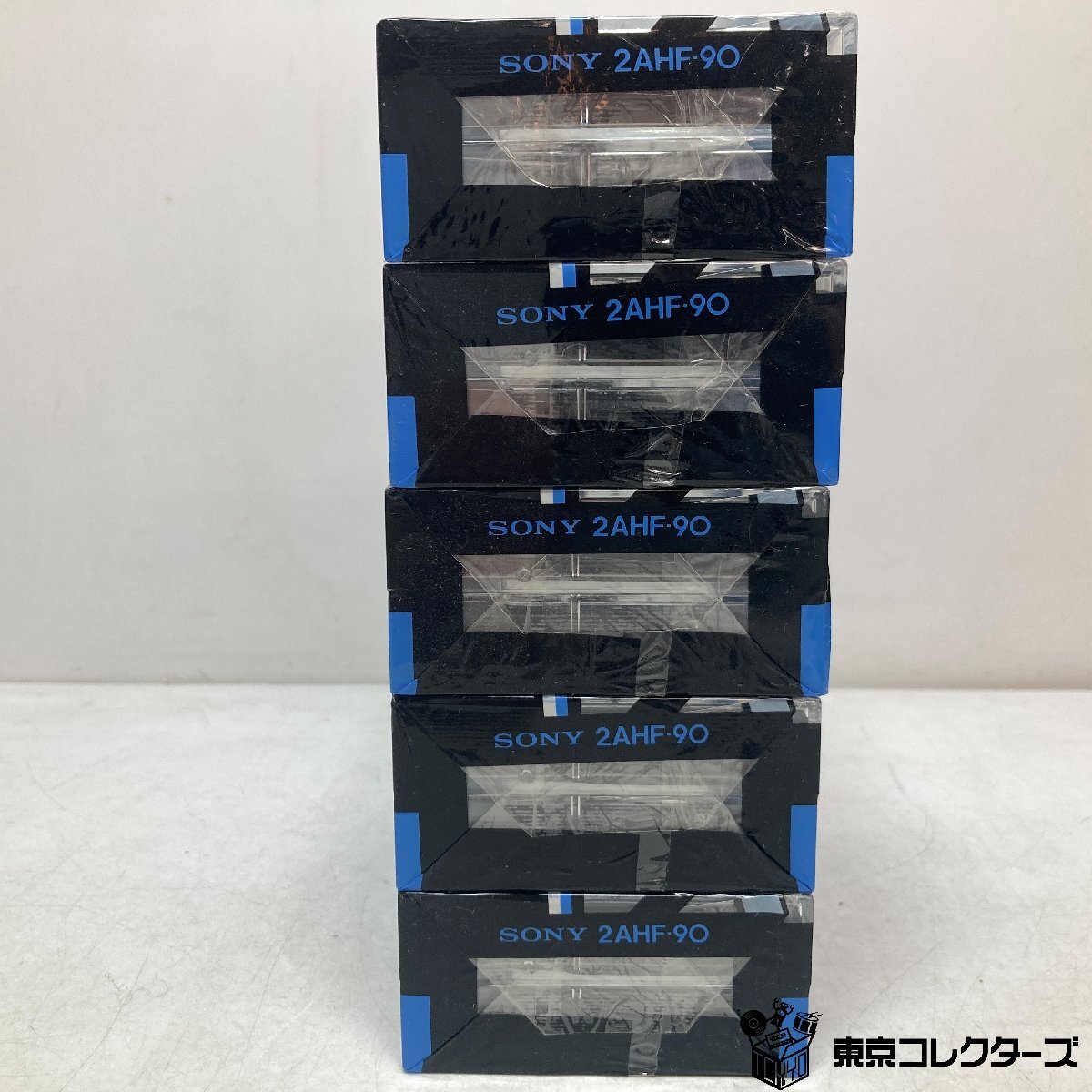 [ нераспечатанный совместно 10шт.@] Sony кассетная лента 2AHF-90 обычный poji John { в коробке / трещина есть }2packs×5set sony * shrink трещина есть *