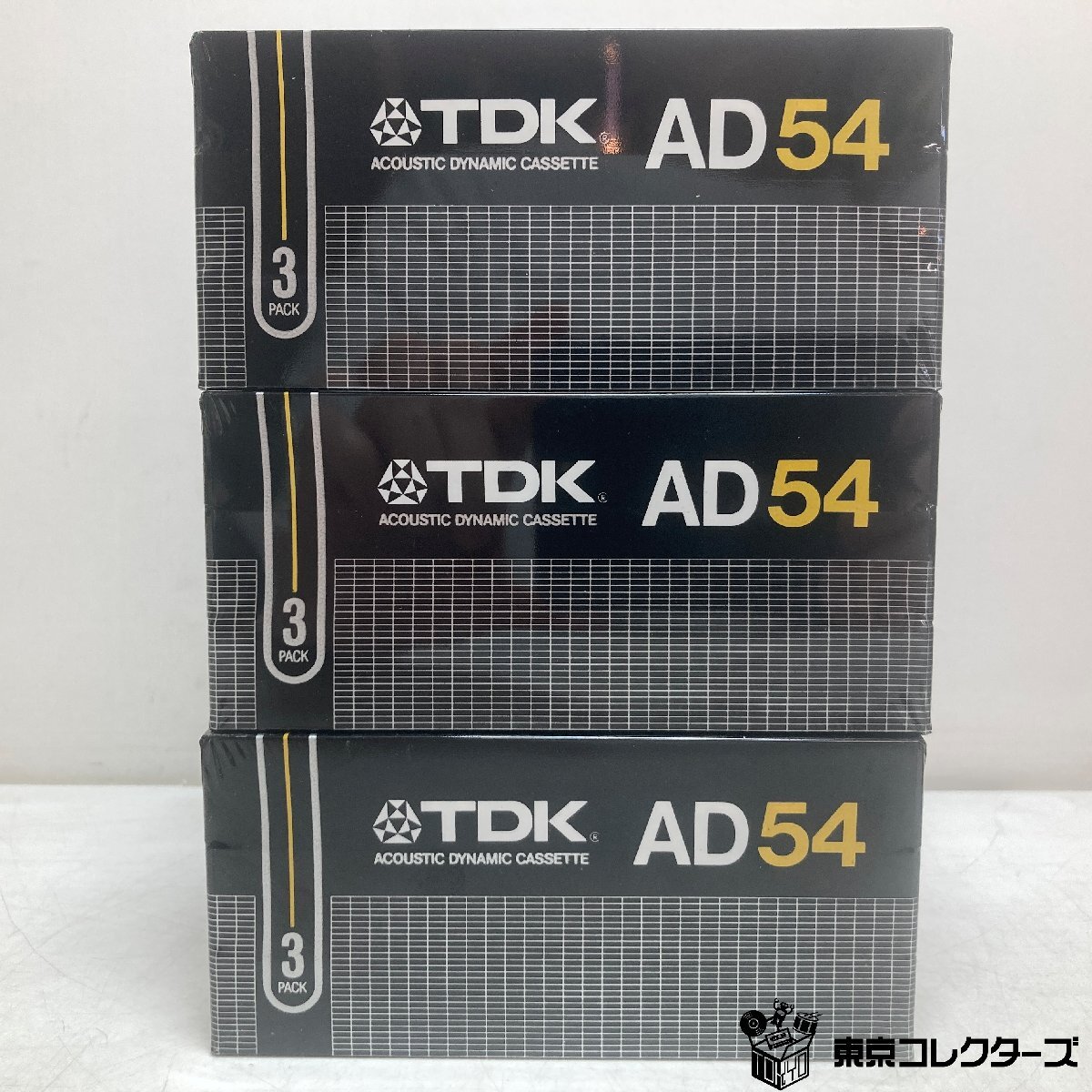 [ нераспечатанный совместно 9шт.@]TDK кассетная лента AD54×3 обычный poji John Normal Position TYPEⅠ EQ:120μs 3pack×3set сырой лента *