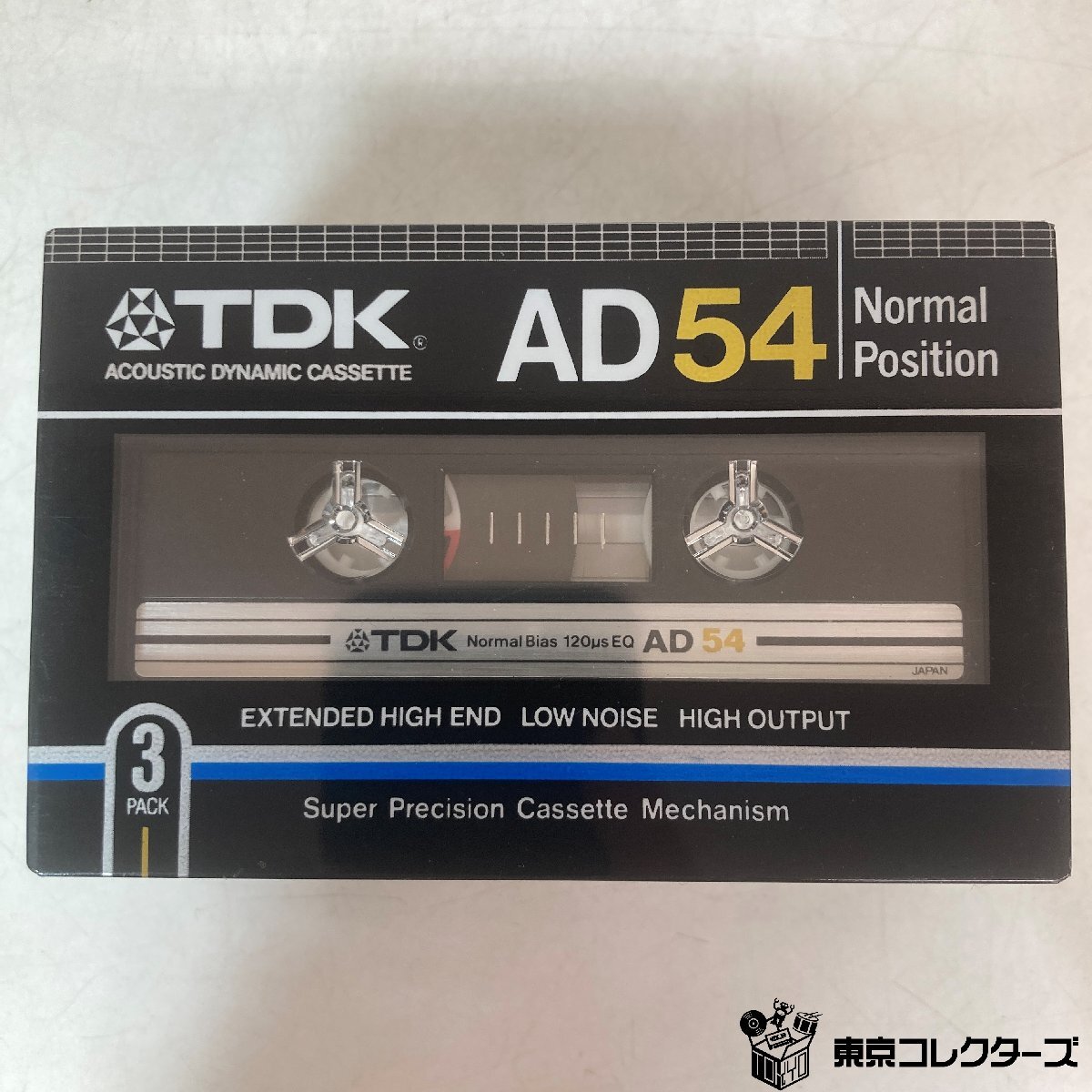 [ нераспечатанный совместно 9шт.@]TDK кассетная лента AD54×3 обычный poji John Normal Position TYPEⅠ EQ:120μs 3pack×3set сырой лента *