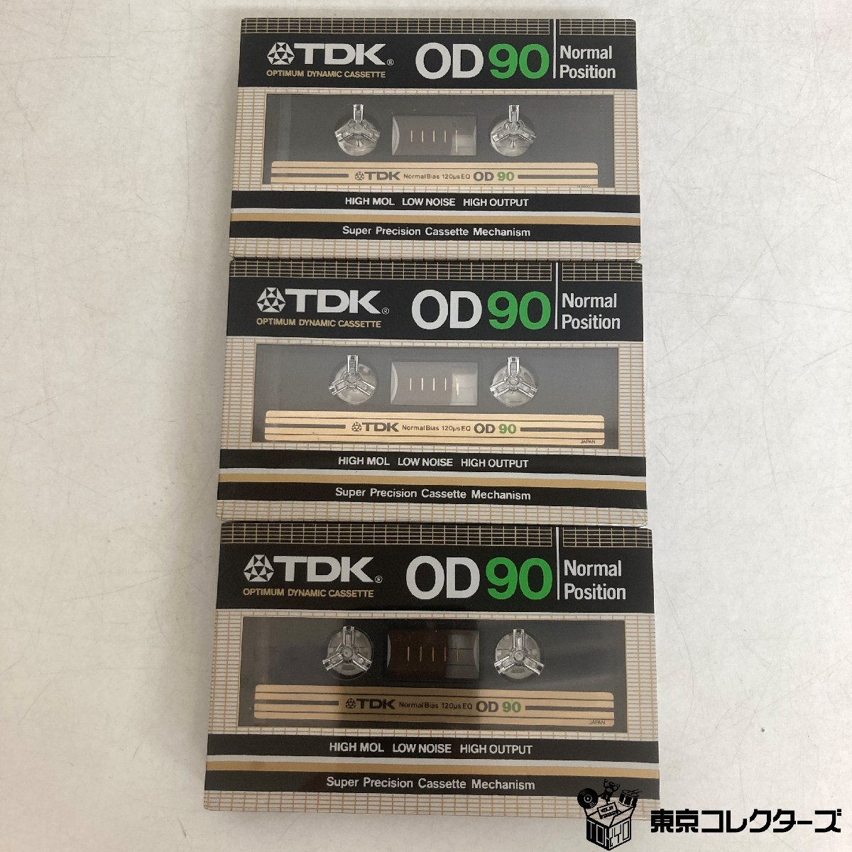 [ нераспечатанный совместно 3шт.@]TDK кассетная лента OD-90 обычный poji John Normal TYPEⅠEQ:120μs сырой лента Tokyo электрический химическая промышленность *