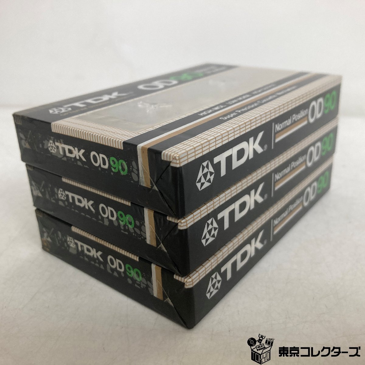 [ нераспечатанный совместно 3шт.@]TDK кассетная лента OD-90 обычный poji John Normal TYPEⅠEQ:120μs сырой лента Tokyo электрический химическая промышленность *