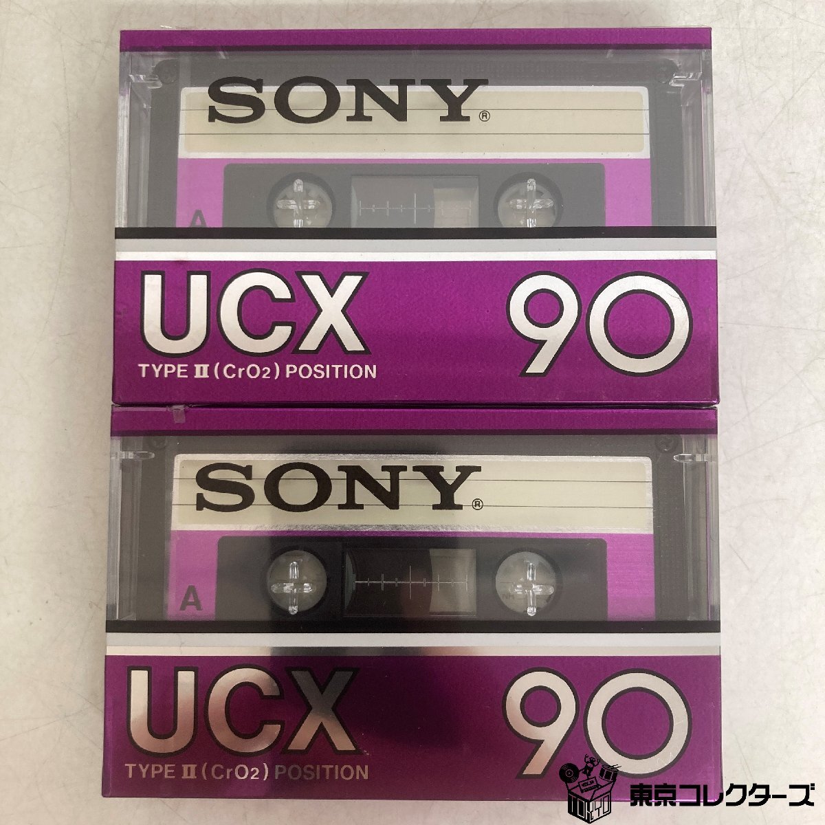 [ нераспечатанный совместно 2 шт ] Sony кассетная лента UCX90 TYPEⅡ(CrO2) Hi Posi John High Position 70μs сырой лента SONY*