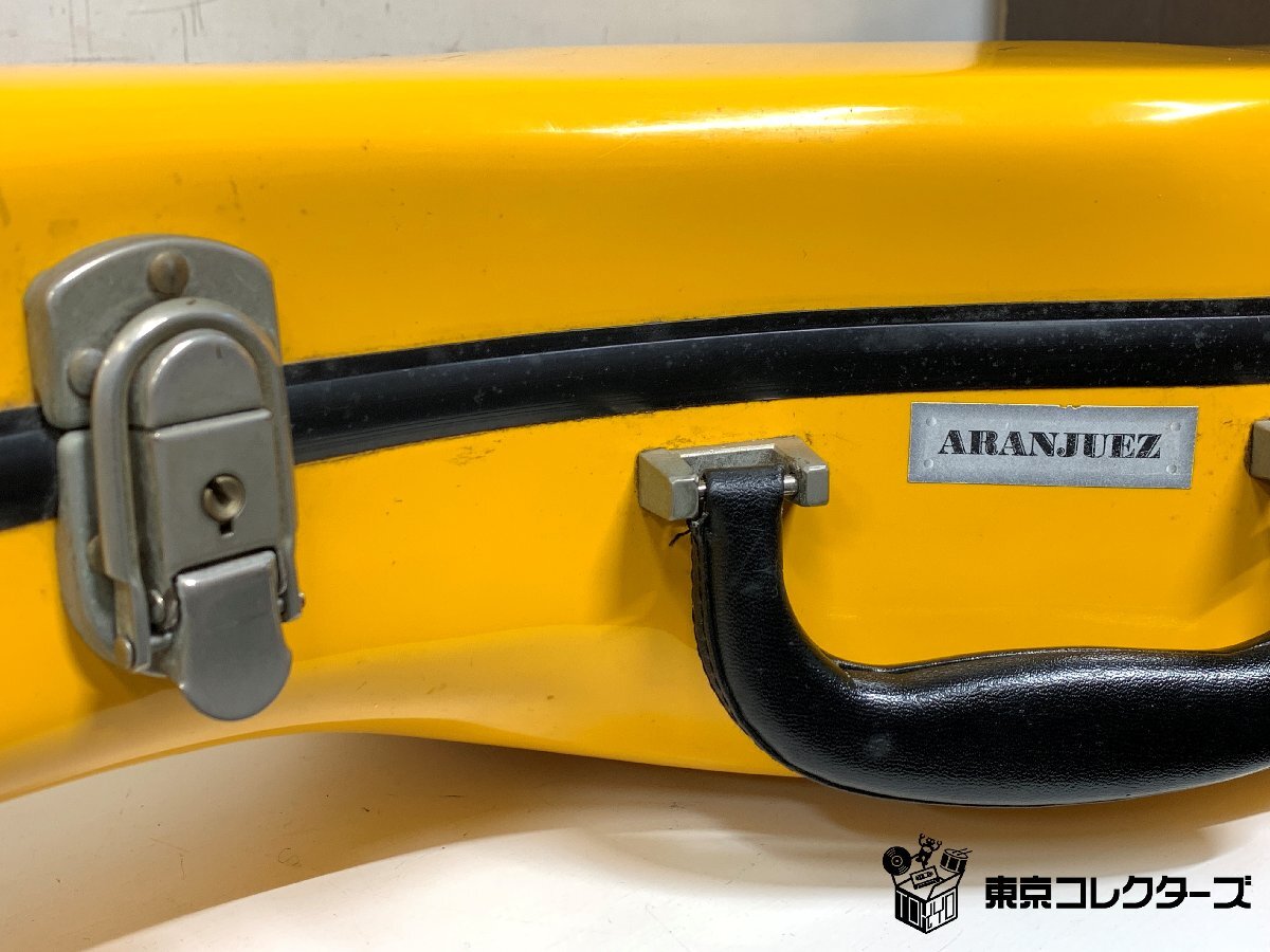 ARANJUEZ Alain fes классическая гитара кейс * ключ отсутствует жесткий чехол желтый цвет желтый * получение возможно / шт *