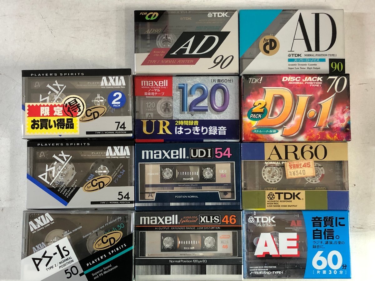 [ нераспечатанный совместно 73шт.@] кассетная лента TDK[CDing-Ⅳ 54×3]SONY[XⅡ64]maxell[UDⅡ 60] др. metal Hi Posi обычный сырой лента ^