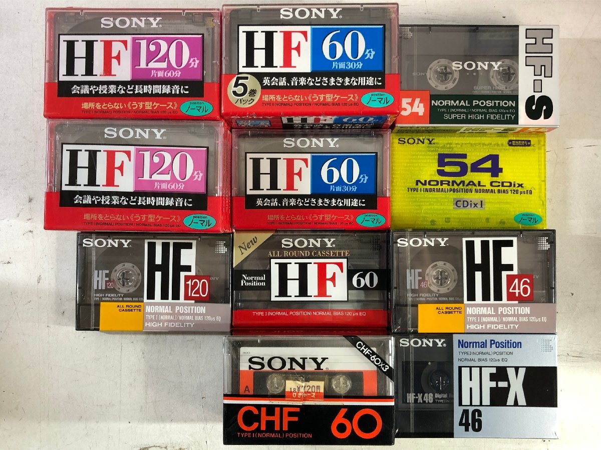 [ нераспечатанный совместно 73шт.@] кассетная лента TDK[CDing-Ⅳ 54×3]SONY[XⅡ64]maxell[UDⅡ 60] др. metal Hi Posi обычный сырой лента ^