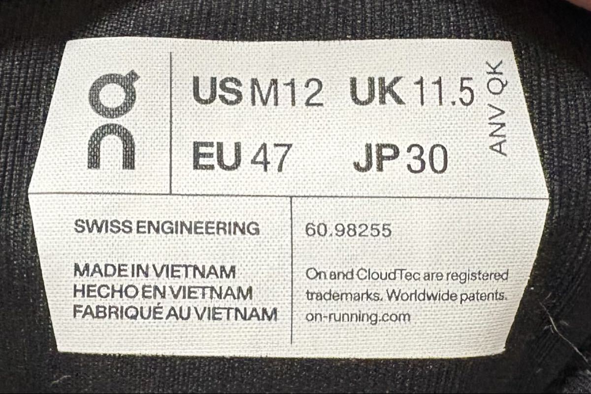 On CLOUD X 3 size-30.0cm 中古(美品) 箱無し NCNR_画像4