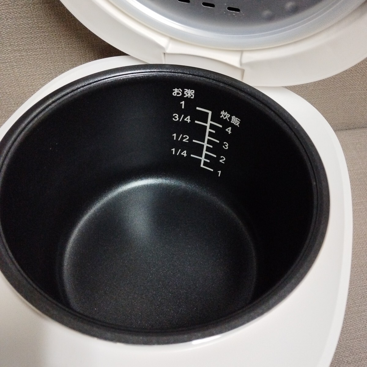 多機能4合炊飯器 PURETONE HTS-350WH ホワイト 炊飯器 ご飯ジャー ご飯 No.3728_画像3
