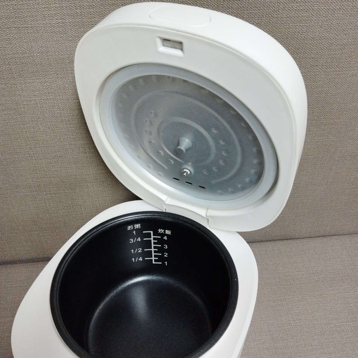 多機能4合炊飯器 PURETONE HTS-350WH ホワイト 炊飯器 ご飯ジャー ご飯 No.3733_画像4