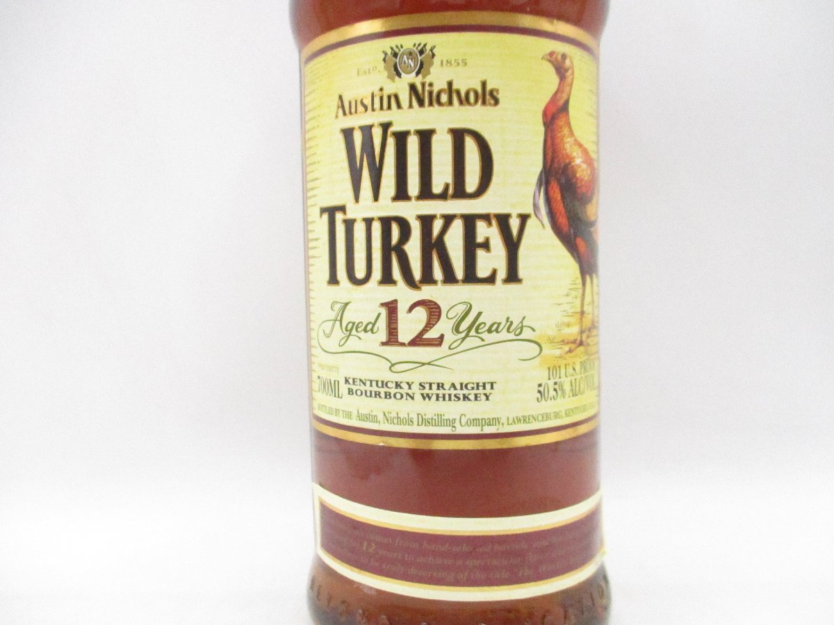  включение в покупку не возможно 1 иен ~ WILD TURKEY 12 год wild ta- ключ Bourbon виски 700ml 50,5% в коробке T66443