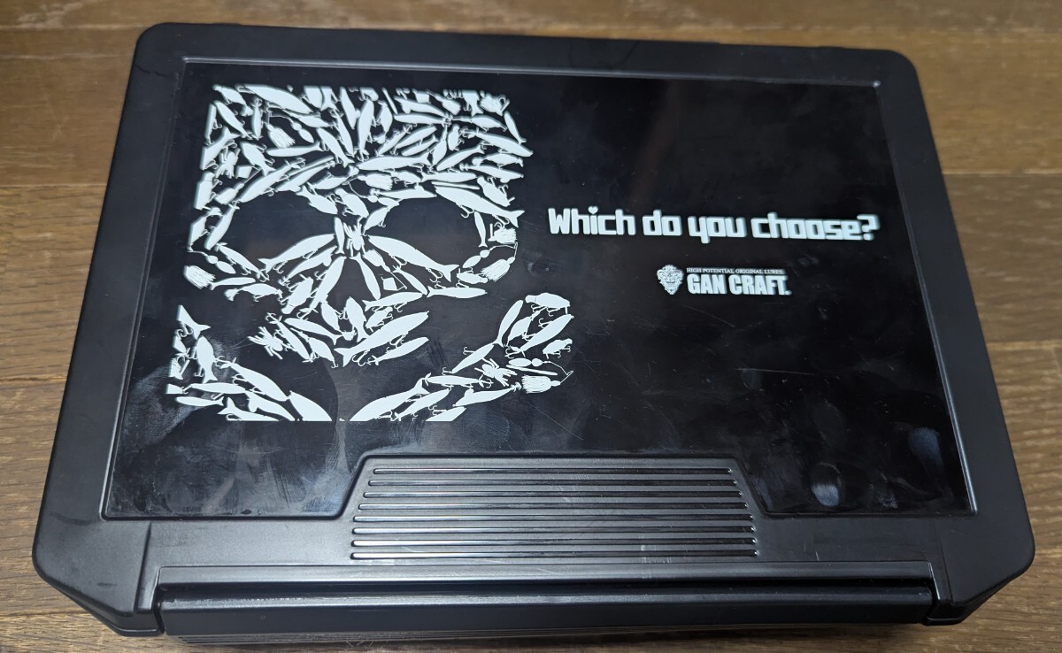 ほぼ未使用　　GANCRAFT　ルアースカル　JK BOX ＃01 ブラック/ブラック　ジョインテッドクロー178 5本入　ガンクラフト　邪鮎のみ使用_画像3