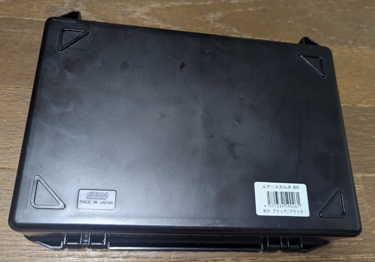 ほぼ未使用　　GANCRAFT　ルアースカル　JK BOX ＃01 ブラック/ブラック　ジョインテッドクロー178 5本入　ガンクラフト　邪鮎のみ使用_画像4