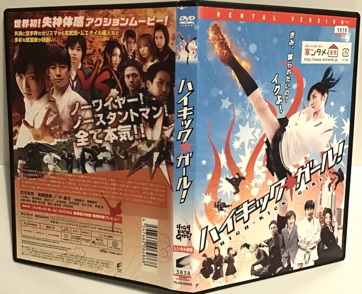 ハイキック・ガール　　ＤＶＤ　　／　武田梨奈　　高橋龍輝　　中達也　　　　　　　　　　　　　　　　　　　　　　　　　　　　　即決。_画像3