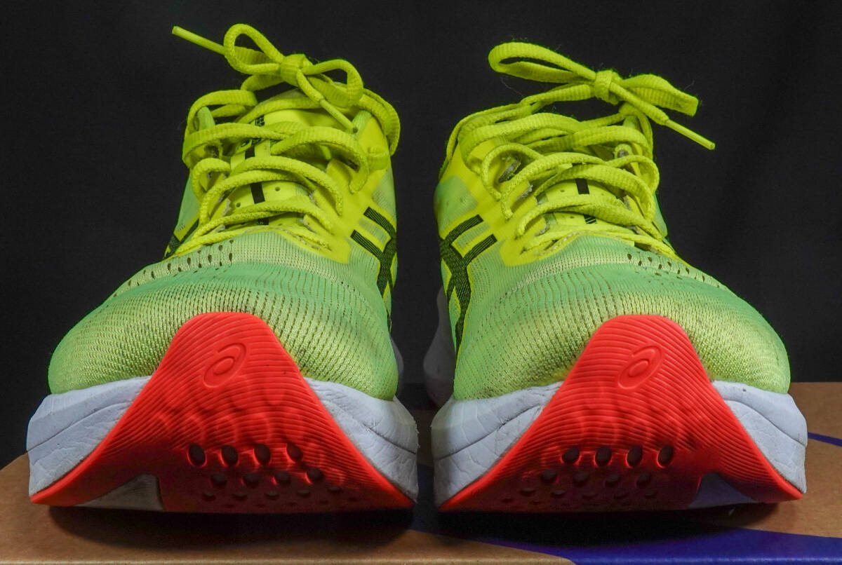 送料無料 ASICS アシックス MAGIC SPEED 4 メンズ ランニングシューズ 29.0 11.5 イエロー/ブラック 陸上マラソン長距離ジョギング_画像6