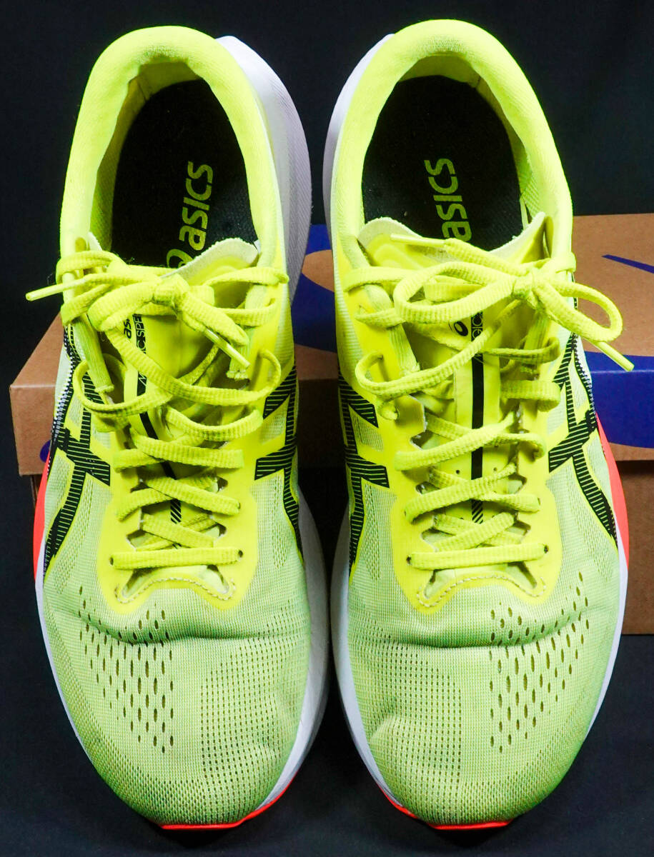 送料無料 ASICS アシックス MAGIC SPEED 4 メンズ ランニングシューズ 29.0 11.5 イエロー/ブラック 陸上マラソン長距離ジョギング_画像5