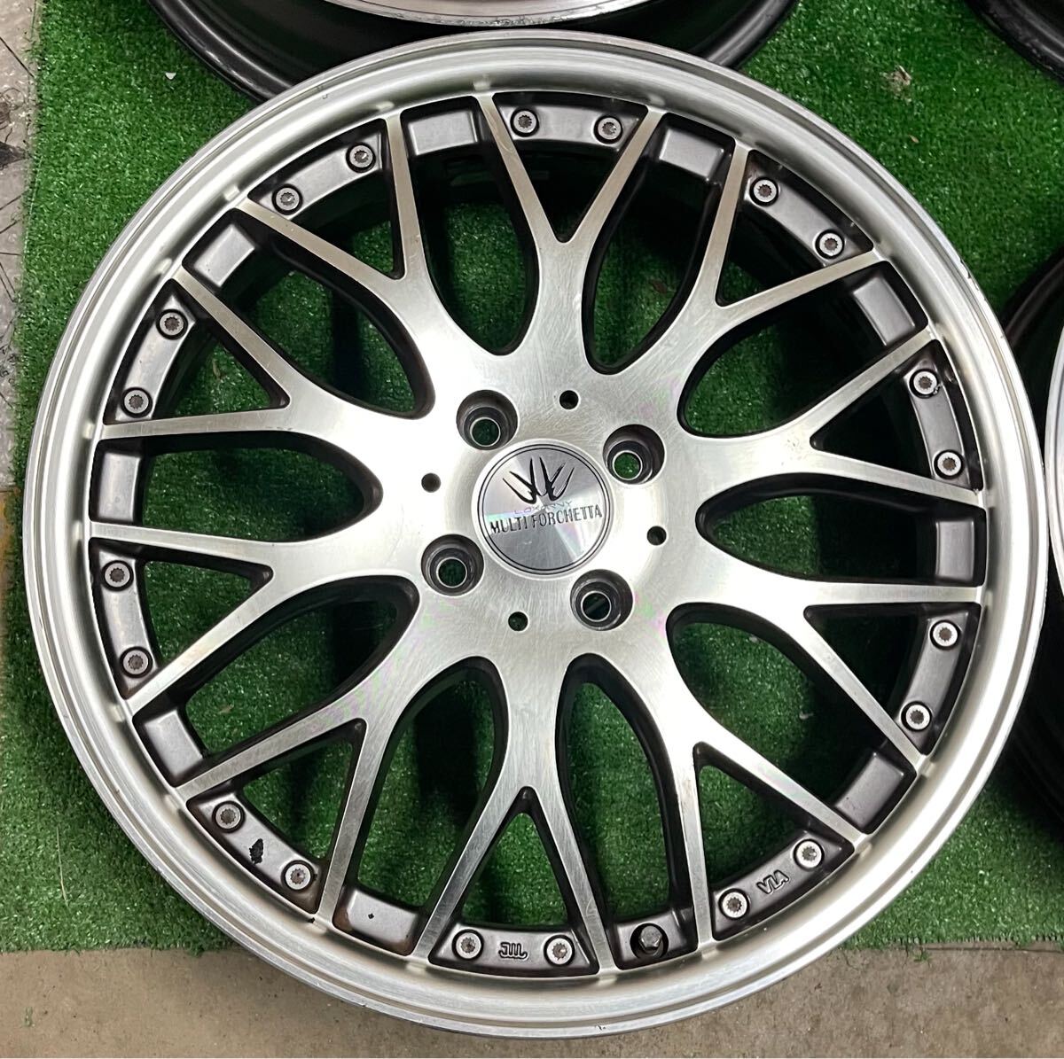 LOXARNY MULTI FORCHETTA 17インチ5.5J+48 PCD100-4H ロクサーニ　4本セット_画像2