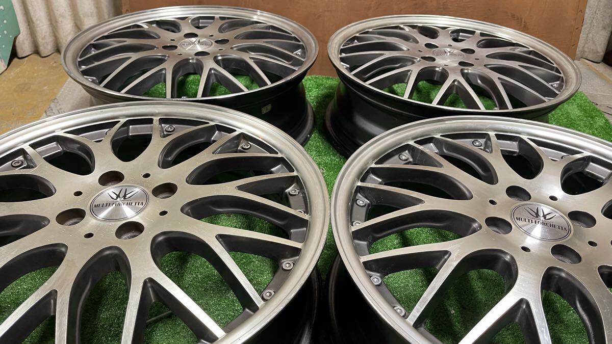LOXARNY MULTI FORCHETTA 17インチ5.5J+48 PCD100-4H ロクサーニ　4本セット_画像6