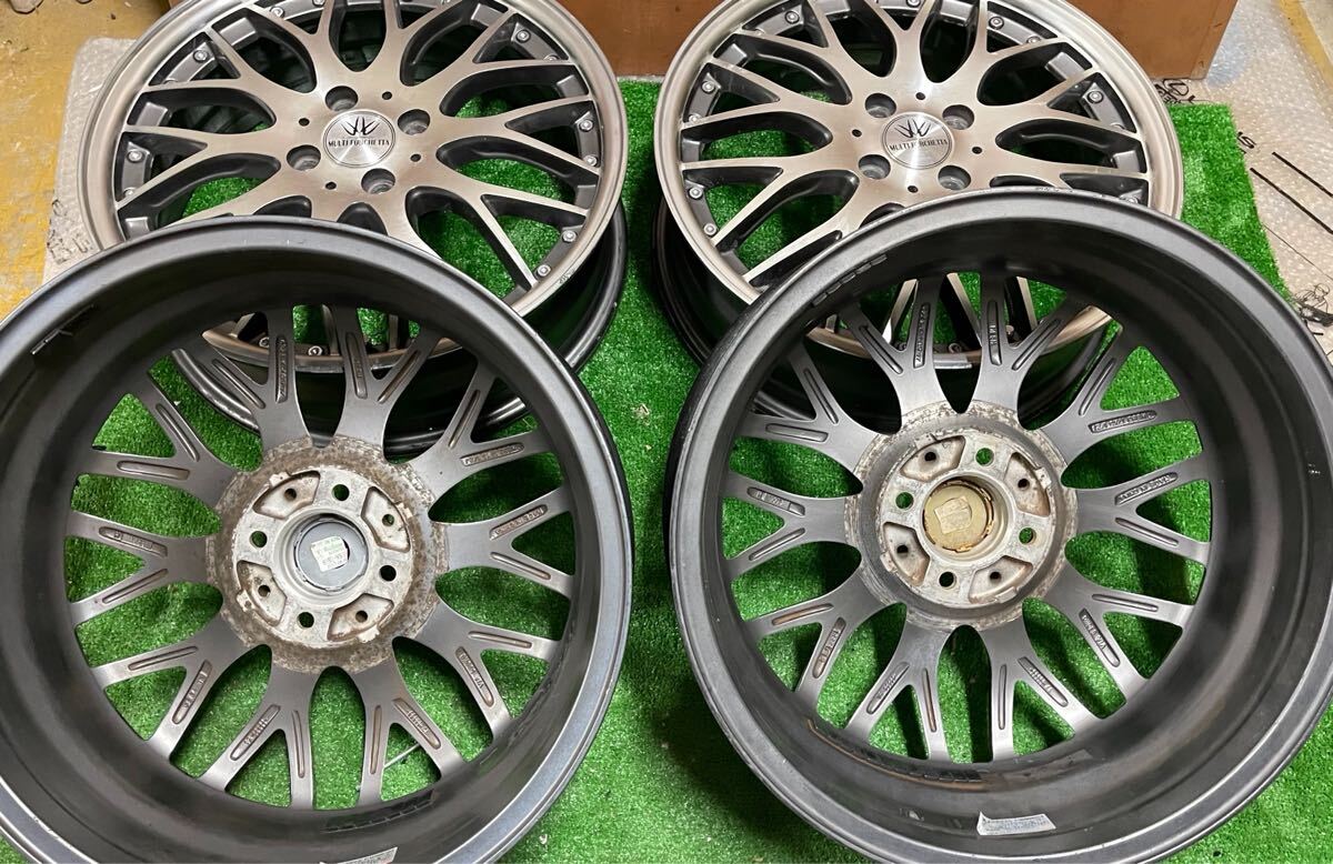 LOXARNY MULTI FORCHETTA 17インチ5.5J+48 PCD100-4H ロクサーニ　4本セット_画像7