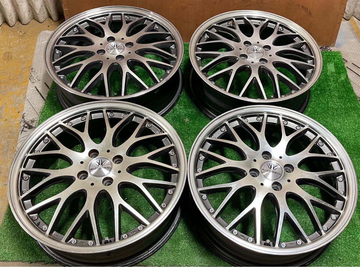 LOXARNY MULTI FORCHETTA 17インチ5.5J+48 PCD100-4H ロクサーニ　4本セット_画像1