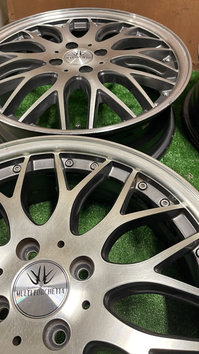 LOXARNY MULTI FORCHETTA 17インチ5.5J+48 PCD100-4H ロクサーニ　4本セット_画像9